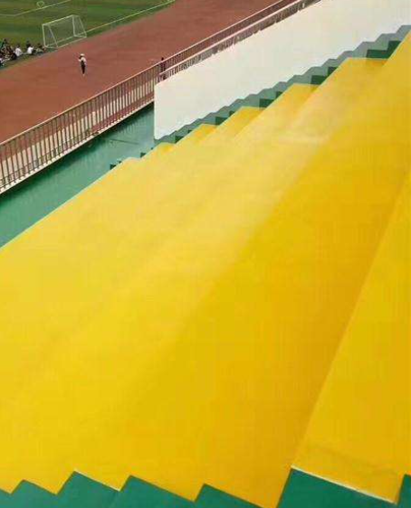 路北球场台阶翻新修补改造